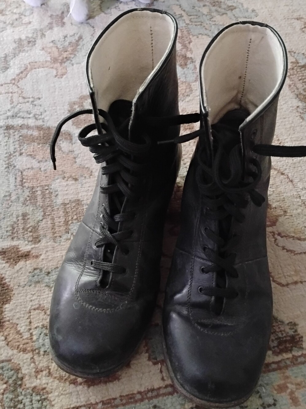 Victorian Women's Black Lace-Up Ankle Boots